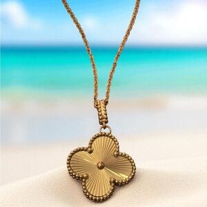 Luxury‎ Stainless Steel 4 leaf clover set